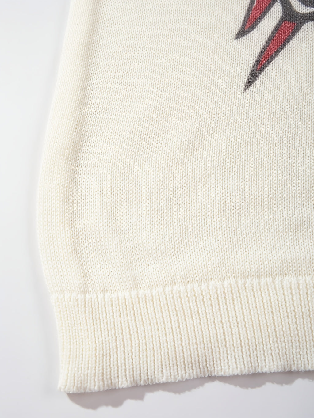 Bulldog Graffiti Print Oversized Short-Sleeve Knit Tee