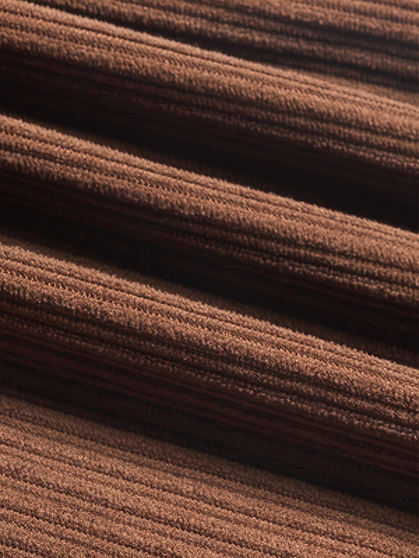 Vintage Brown Corduroy Wide-Leg Trousers